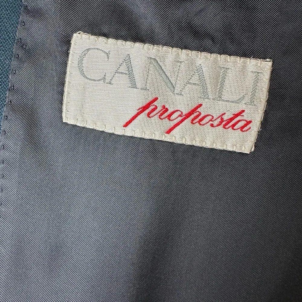 Canali Proposta mSingle Button Dinner Blazer Jacket Size 40S